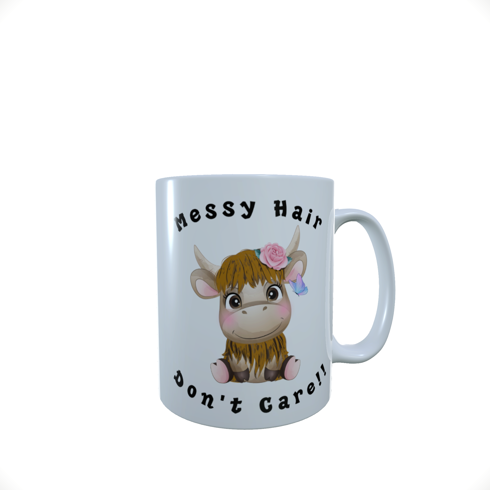 Highland Cow Ceramic Mug, Highland Cow Mug, Highland Cow Latte